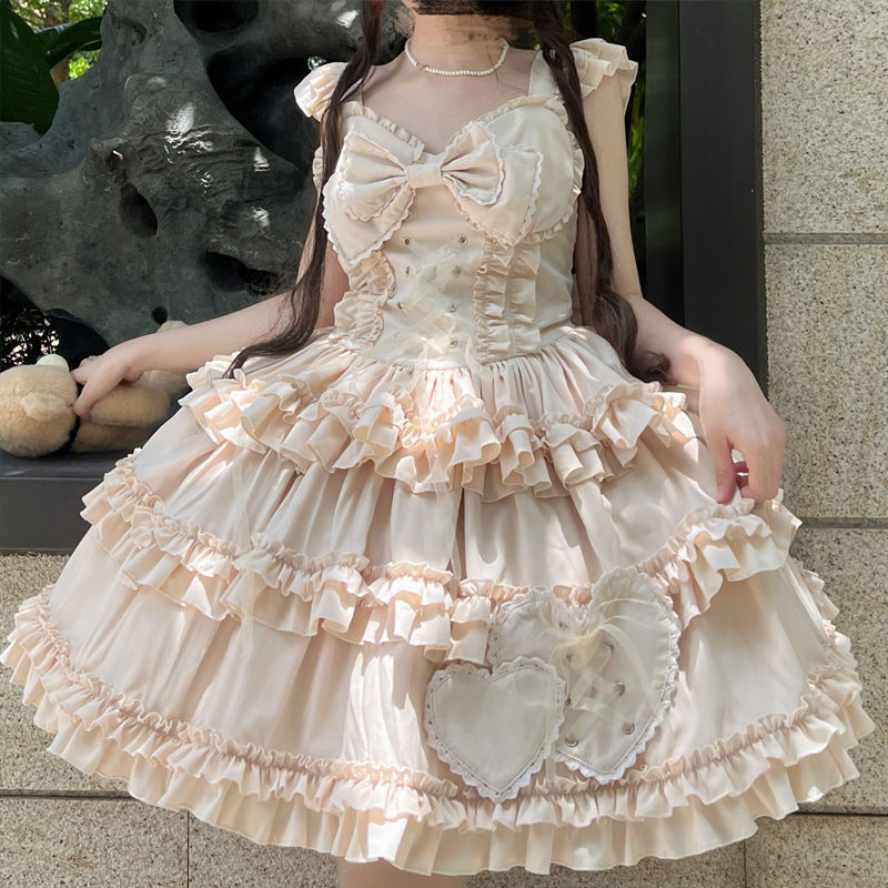 スナイパーガール ロリータドレス サスペンダー Jskドレス 女性 スナイパーガール ロリータドレス サスペンダー Jskドレス 女性