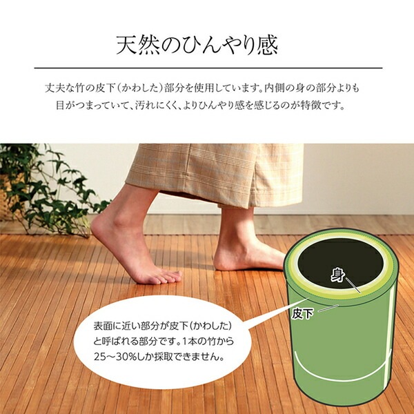 竹 ラグ カーペット 無地 自然素材 丈夫 ひんやり 孟宗竹 皮下使用 ナチュラル 約250x250cm 竹 ラグ カーペット 無地 自然素材 丈夫 ひんやり 孟宗竹 皮下使用 ナチュラル 約250x250cm