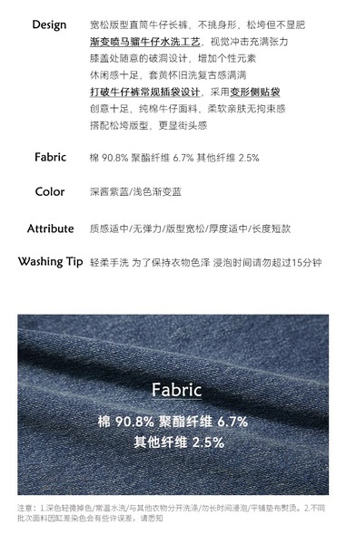 ハイウエスト ストレート リップド ジーンズ