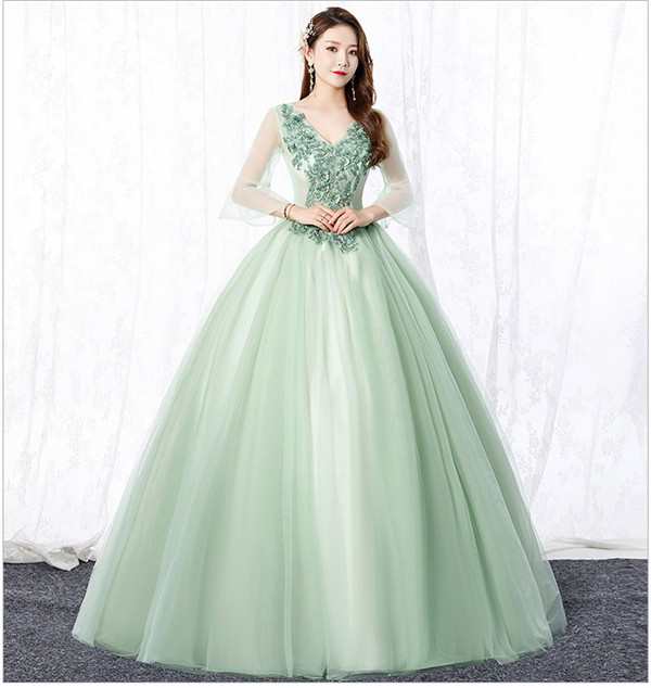 【新品】【サイズ有S/M/L/XL/2XL/3XL】パーティードレス 袖あり カラードレス ウェディングドレス ロングドレス 演奏会 ピアノ 発表会 ドレス 成人式 演奏会用ドレス ロング 大人 ステ 【新品】【サイズ有S/M/L/XL/2XL/3XL】パーティードレス 袖あり カラードレス ウェディングドレス ロングドレス 演奏会 ピアノ 発表会 ドレス 成人式 演奏会用ドレス ロング 大人 ステ