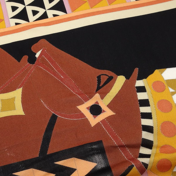 Qoo10] Hermes カレ90 カルナック 神殿の馬 CHEV