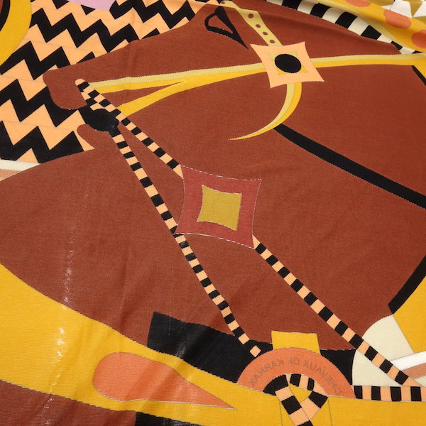 Qoo10] Hermes カレ90 カルナック 神殿の馬 CHEV