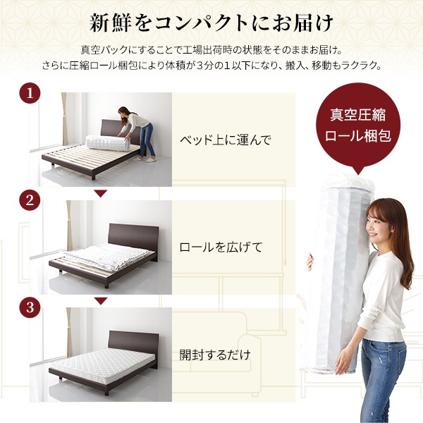低価お得 マットレス 薄型 ... : 寝具・ベッド・マットレス 国産 ポケットコイル 2022好評