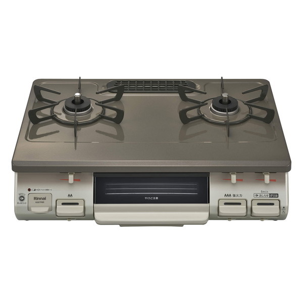ガスコンロ 都市ガス 2口 右強火力 KG67PBRR-13A パールブラウンベージュ ガスコンロ 都市ガス 2口 右強火力 KG67PBRR-13A パールブラウンベージュ