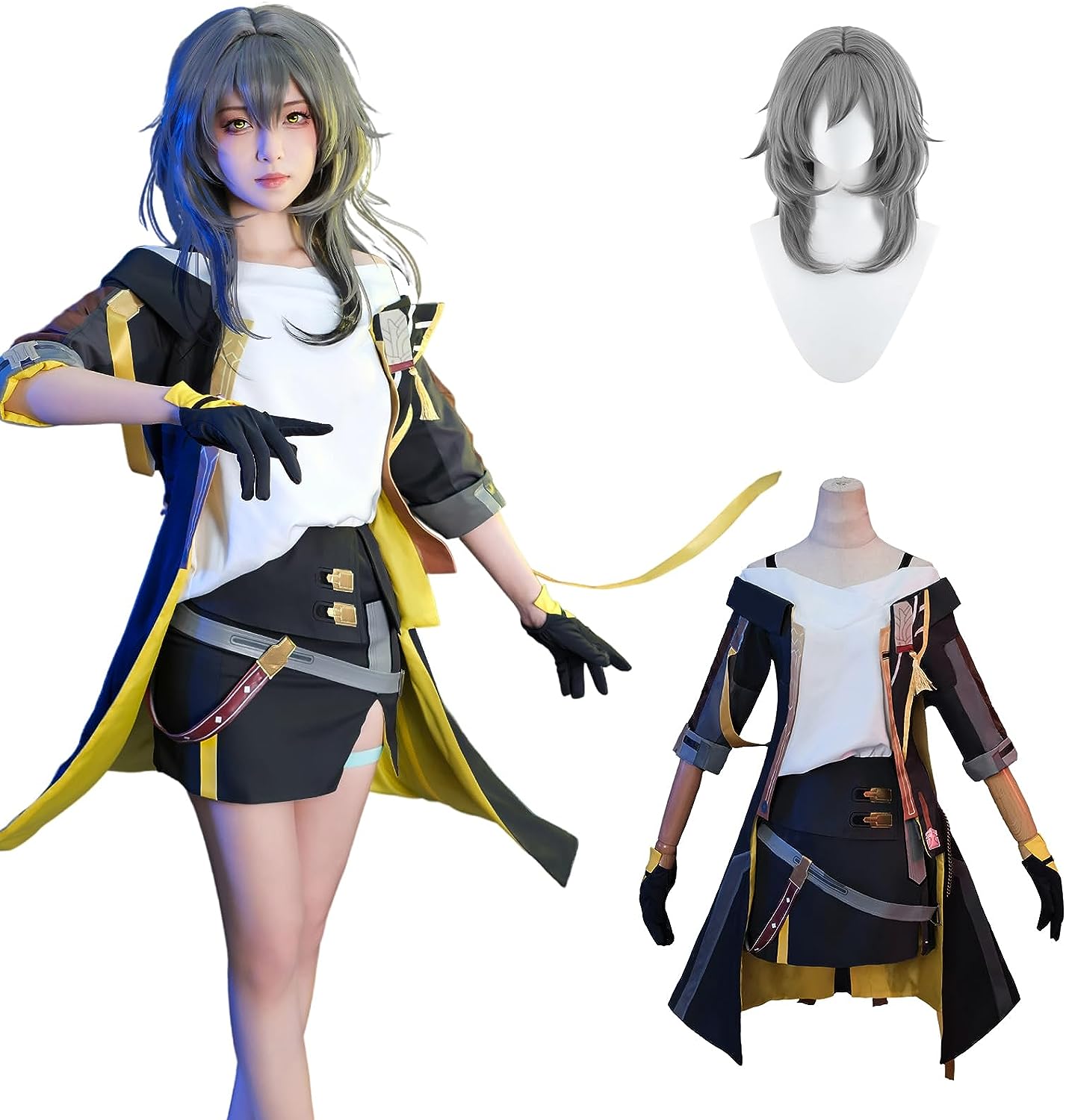 コスプレ衣崩壊スターレイルコスプレ女性開拓星ウィッグ付きイベントパーティー変演出服クリスマスパーティー コスプレ衣崩壊スターレイルコスプレ女性開拓星ウィッグ付きイベントパーティー変演出服クリスマスパーティー