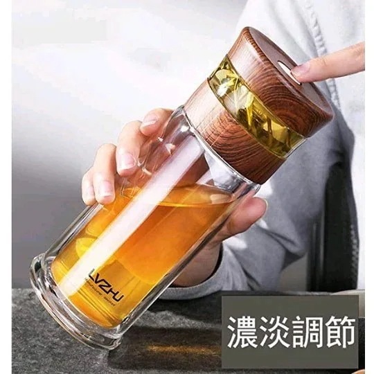 メガ割水筒 茶こし付き 耐熱ボトル 二重ガラス 分離式 漏れ防止 携帯用 通勤 男女兼用 贈り物_4