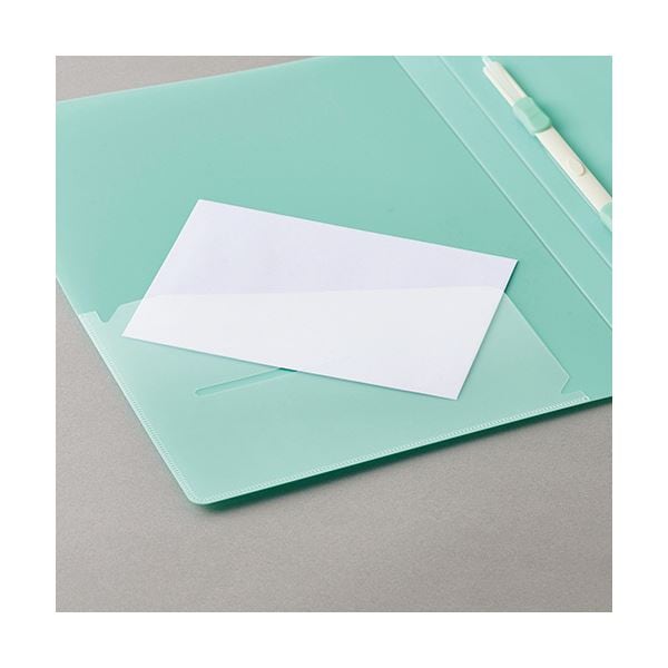 まとめ TANOSEE レターファイル PP A4タテ 120枚収容 背幅18mm クリア 1冊 ×30セット