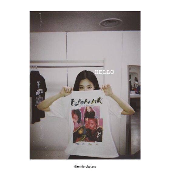 BLACKPINK正規品SQUAREUP BLACKPINK T-SHIRTS TYPE 2 ブラックピンク Ｔシャツ 半袖 BLACKPINKグッズ