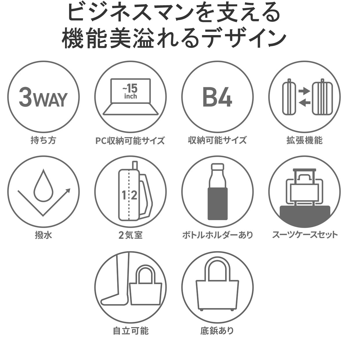 セール 正規品5年保証 ブリーフケース ビジネス B4 A4 ビジネスバッグ メンズ 大容量 3WAY マチ拡張 撥水 PC 丈夫 ショルダー ビジネスリュック コンビライト2 68456 セール 正規品5年保証 ブリーフケース ビジネス B4 A4 ビジネスバッグ メンズ 大容量 3WAY マチ拡張 撥水 PC 丈夫 ショルダー ビジネスリュック コンビライト2 68456