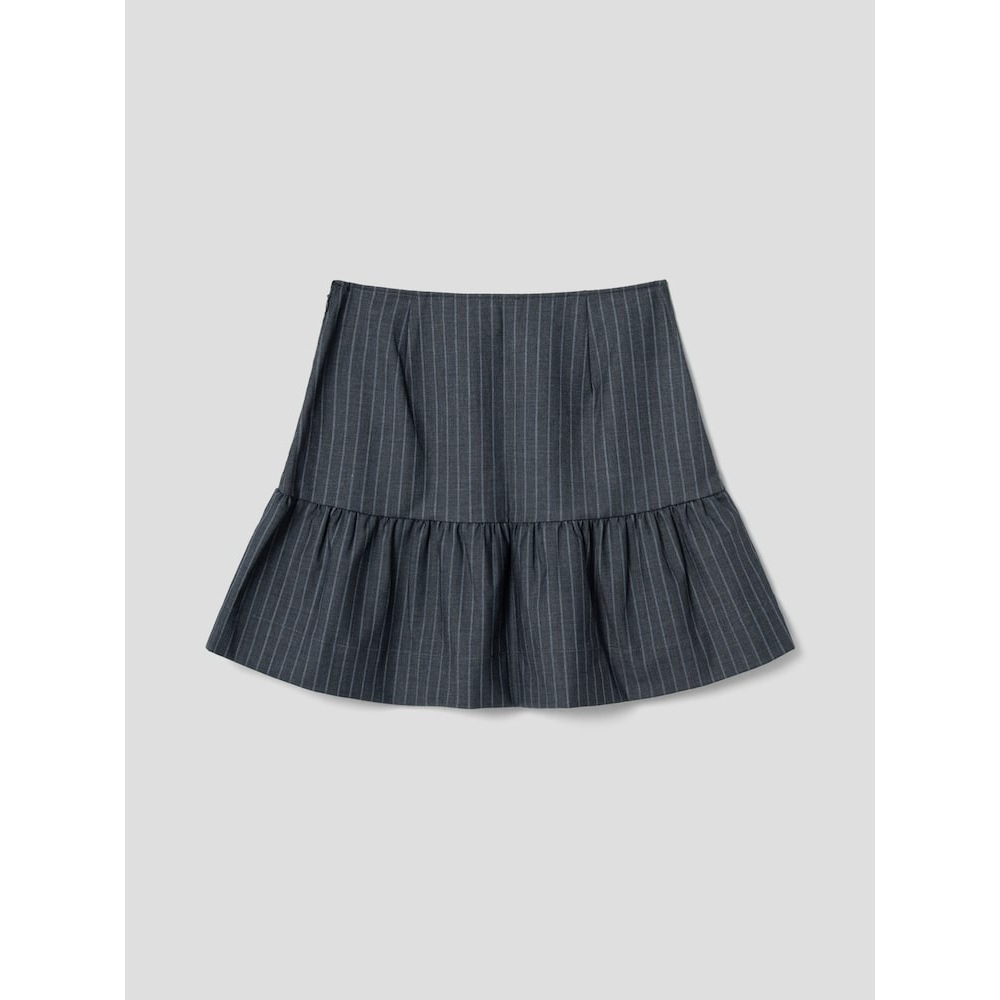 【GANNI】 ストレッチ ストライプ ミニスカート GANNI ストレッチストライプ ミニスカート 春と夏にぴったり