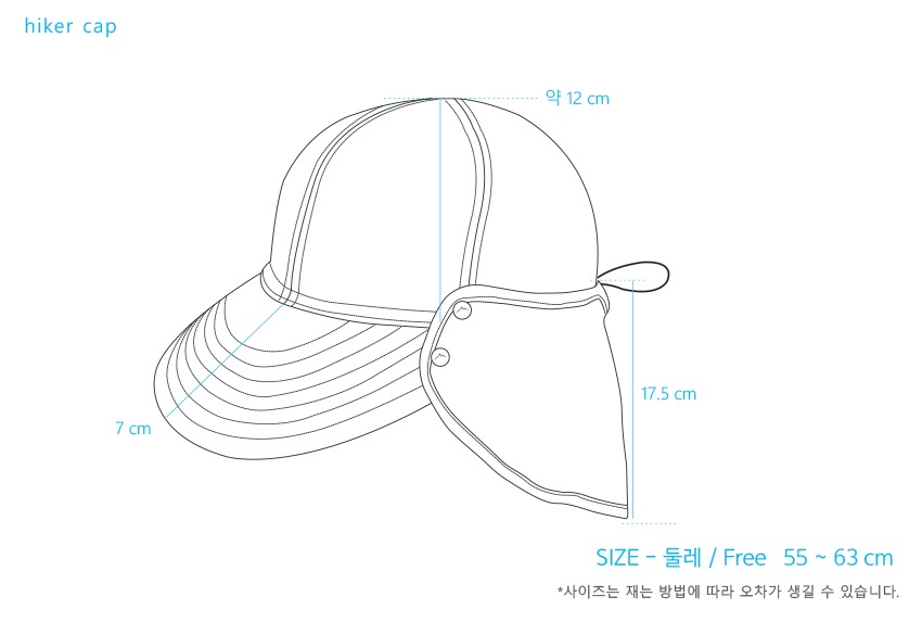 【CAYL】 25SS HIKER CAP : BLACK 【CAYL】 25SS HIKER CAP : BLACK