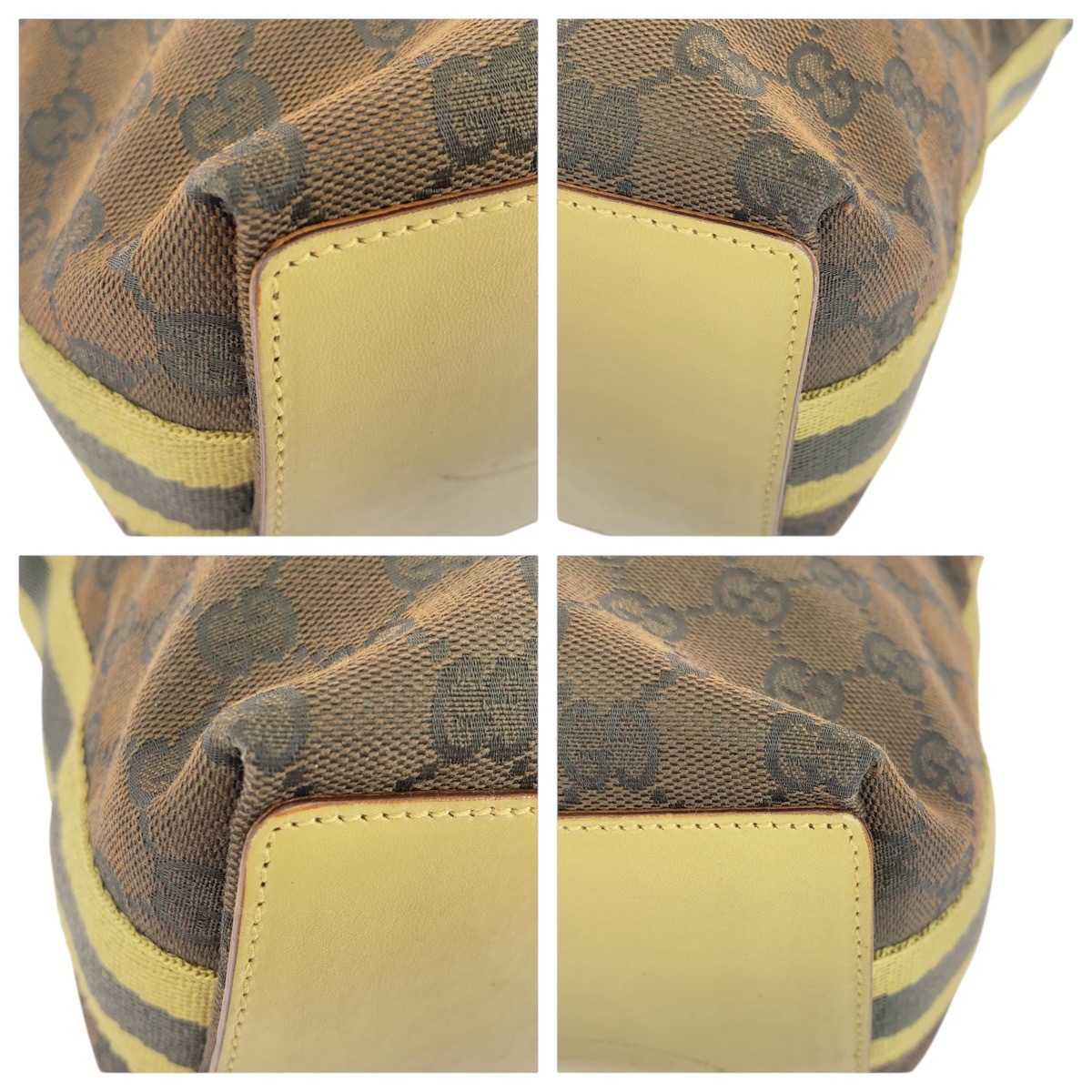 ブラウン マルチカラー シルバー金具 GGキャンバス/レザー 31243 トートバッグ ショルダーバッグ レディース 503904