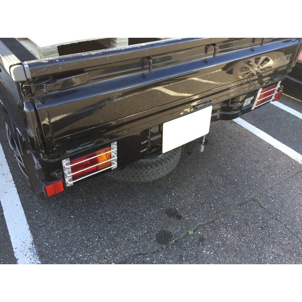 アルミシマ板 軽トラック用 テールガード テールカバー ハイゼット タイプ2