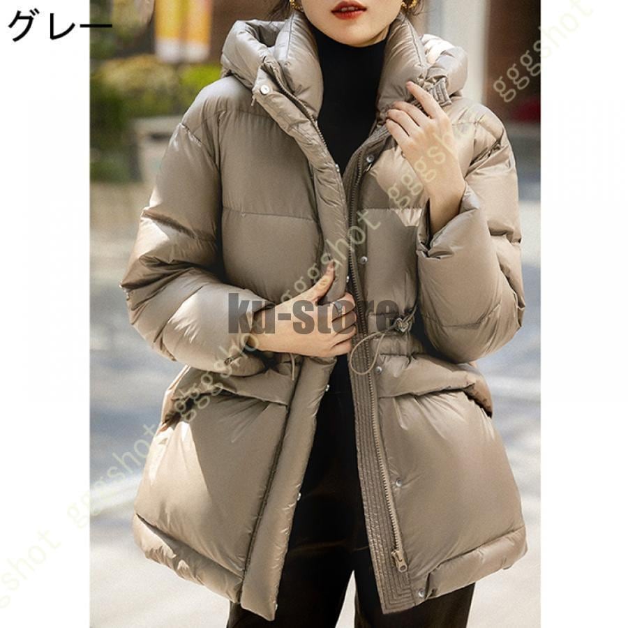 ダウンジャケット レディース ロング丈 コットンコート レディースダウン 春秋冬 超ロングダウンコート 大きいサイズ 厚手 ロング丈 シームレス 美シルエット
