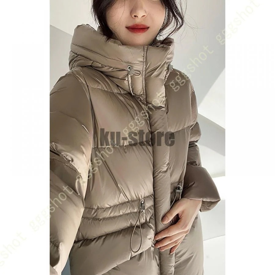 ダウンジャケット レディース ロング丈 コットンコート レディースダウン 春秋冬 超ロングダウンコート 大きいサイズ 厚手 ロング丈 シームレス 美シルエット
