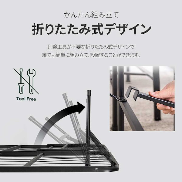 Qoo10] ZINUS ベッド ダブル ベッドフレーム スチール
