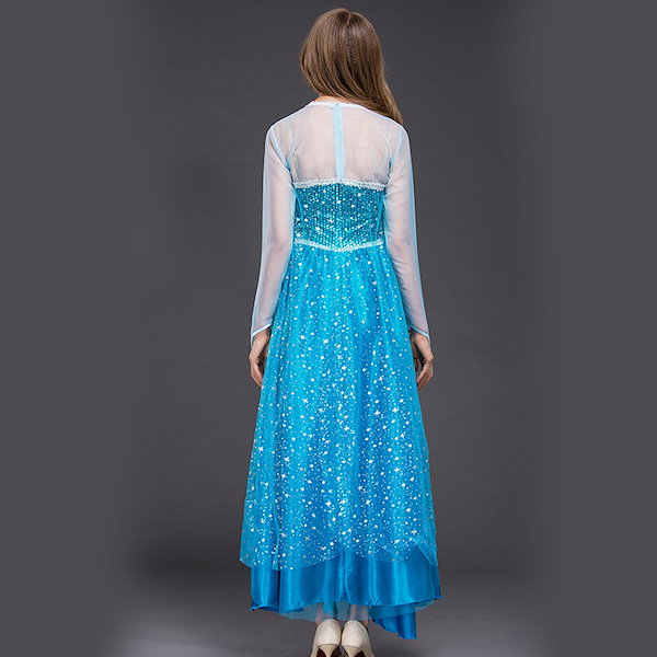 Qoo10] アナと雪の女王エルサプリンセスドレス大人