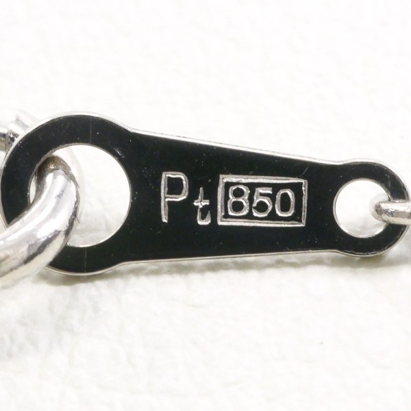 PT850 プラチナ ネックレス ダイヤ ジュエリー 中古 PT850 プラチナ ネックレス ダイヤ ジュエリー 中古