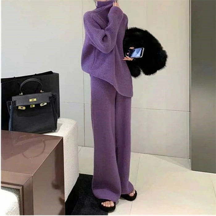 セットアップ 秋冬 レディース パンツ きれいめ ニット 2点セット セーター パンツ ワイドパンツ 上下セット パンツスーツ パンツセット スーツ 重ね着 トップス 暖か 防寒 長袖 ズボン体型カバ セットアップ 秋冬 レディース パンツ きれいめ ニット 2点セット セーター パンツ ワイドパンツ 上下セット パンツスーツ パンツセット スーツ 重ね着 トップス 暖か 防寒 長袖 ズボン体型カバ