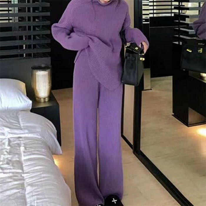 セットアップ 秋冬 レディース パンツ きれいめ ニット 2点セット セーター パンツ ワイドパンツ 上下セット パンツスーツ パンツセット スーツ 重ね着 トップス 暖か 防寒 長袖 ズボン体型カバ セットアップ 秋冬 レディース パンツ きれいめ ニット 2点セット セーター パンツ ワイドパンツ 上下セット パンツスーツ パンツセット スーツ 重ね着 トップス 暖か 防寒 長袖 ズボン体型カバ