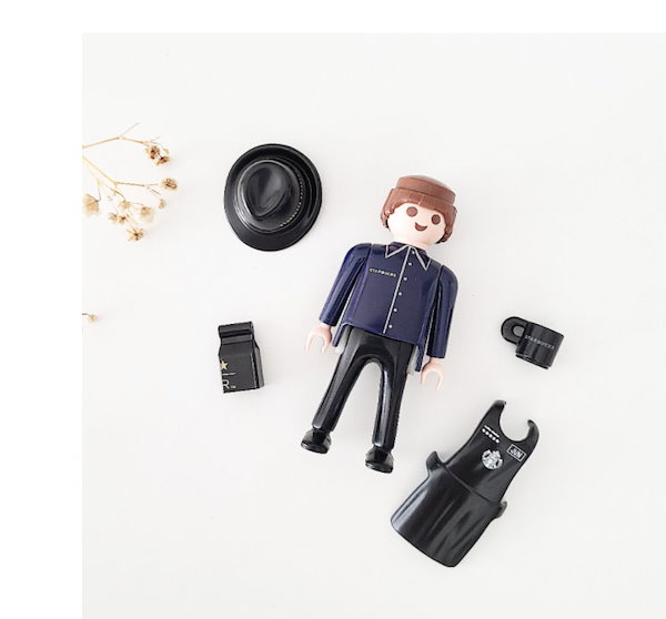 新品未開封　プレイモービル　スタバ　スターバックス　韓国　限定　バリスタ Qoo10] スターバックス プレイモービルPLAYMOBIL X ス