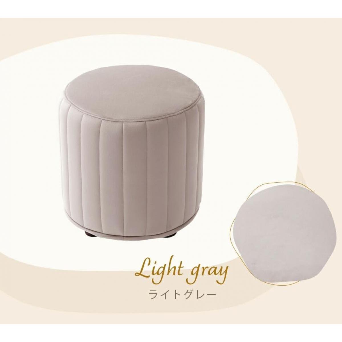 【I】セルタン 丸型 スツール オットマン ライトグレー くすみカラー サイドテーブル CELLUTANE 【受注生産品】A1239a-a-722GRY【代引不可/沖縄・離 【I】セルタン 丸型 スツール オットマン ライトグレー くすみカラー サイドテーブル CELLUTANE 【受注生産品】A1239a-a-722GRY【代引不可/沖縄・離