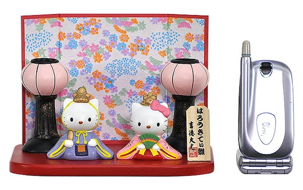吉徳/ハローキティ/陶器/木製屏風/雛人形/吉徳大光/フィギュア