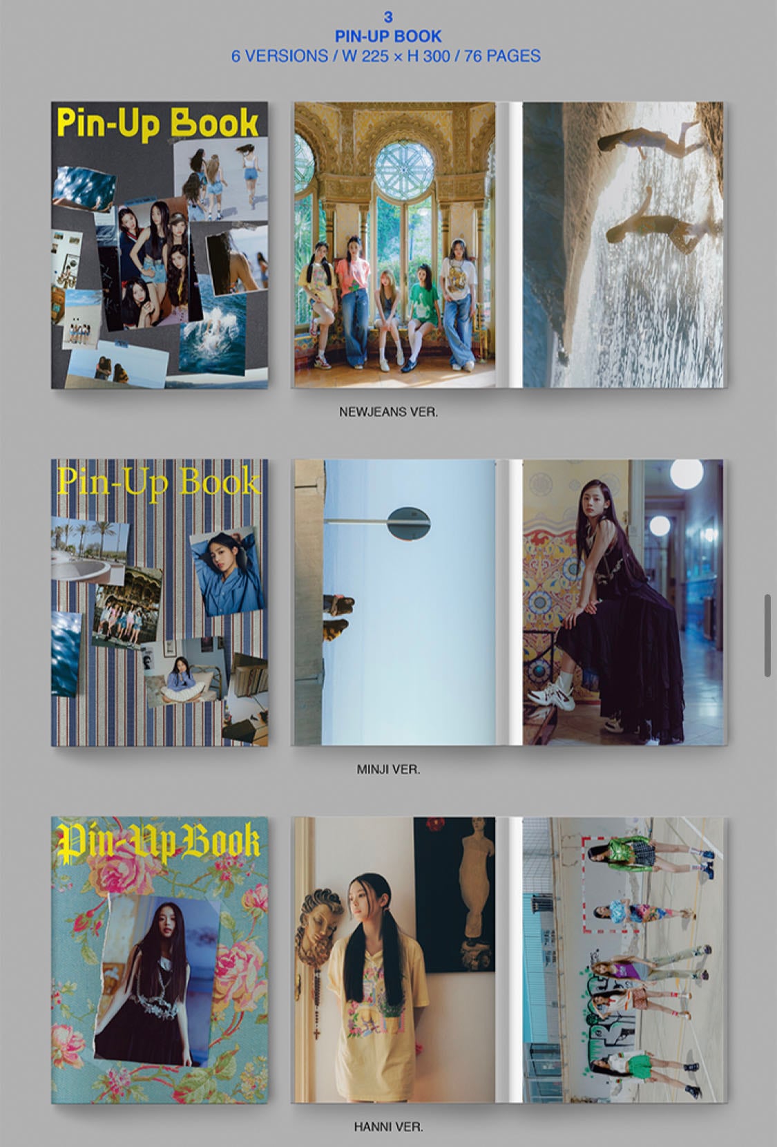 NewJeans 1st EP Bluebook Ver. MINJI(ミンジ) HANNI(ハニ) HYEIN