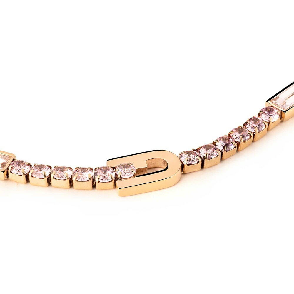 フルラ ネックレス レディース ファッション スパークリング ピンクゴールド ステンレス アクセサリー チェーンネックレス ペンダント おしゃれ かわいい 大人 女性デート パーティ 結婚式 記念日