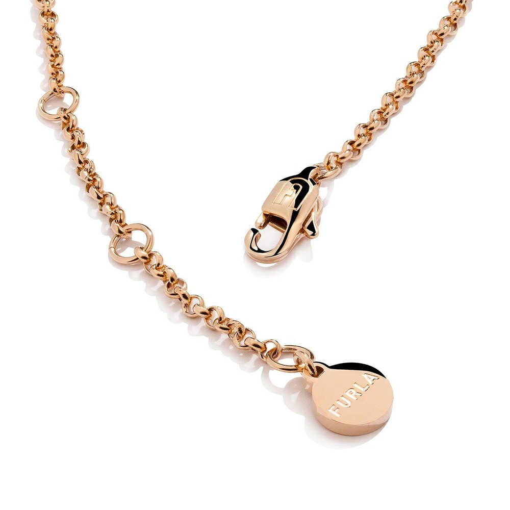 フルラ ネックレス レディース ファッション スパークリング ピンクゴールド ステンレス アクセサリー チェーンネックレス ペンダント おしゃれ かわいい 大人 女性デート パーティ 結婚式 記念日