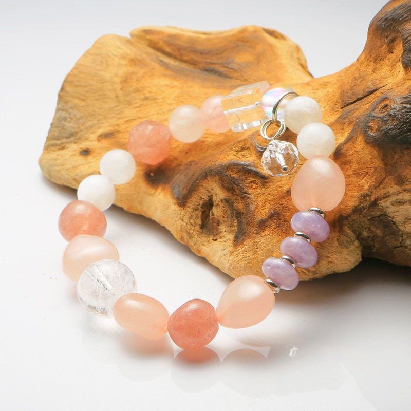012601 ローズクォーツ 天然石パワーストーンブレスレット ハンドメイド チャクラ 癒し お守り 012601 ローズクォーツ 天然石パワーストーンブレスレット ハンドメイド チャクラ 癒し お守り