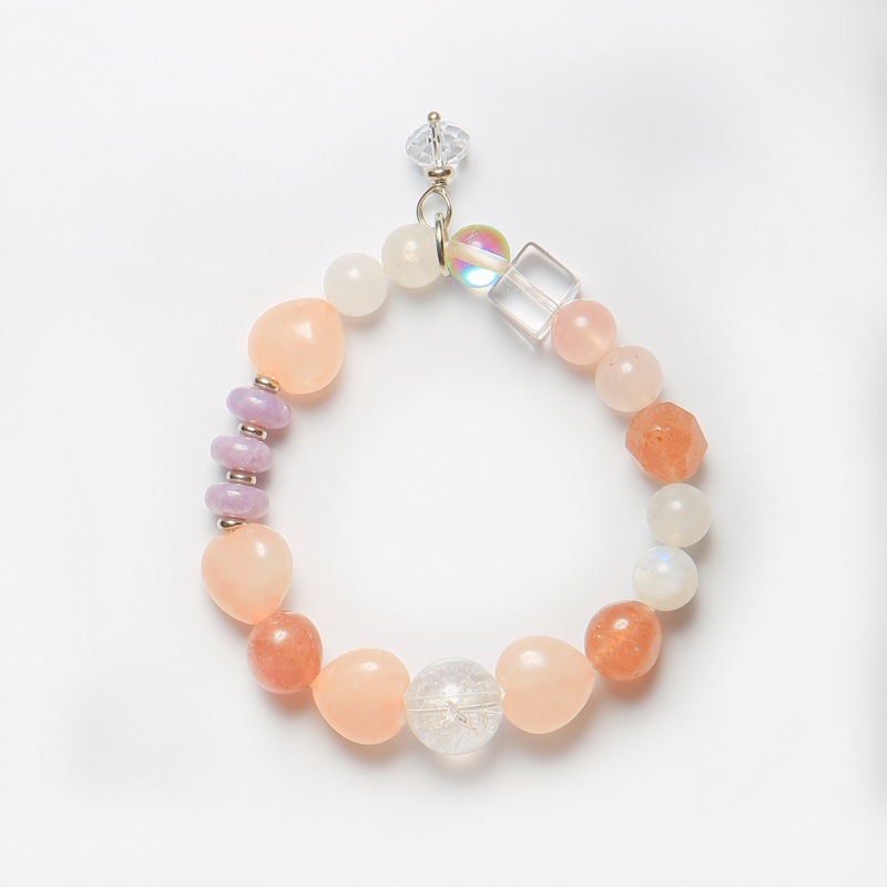 012601 ローズクォーツ 天然石パワーストーンブレスレット ハンドメイド チャクラ 癒し お守り 012601 ローズクォーツ 天然石パワーストーンブレスレット ハンドメイド チャクラ 癒し お守り