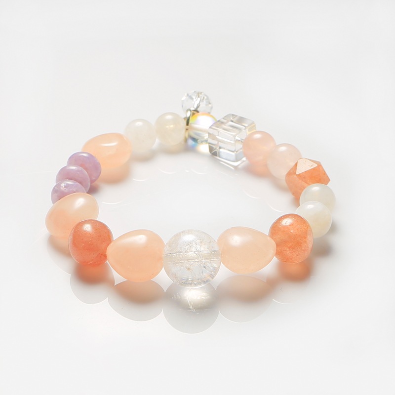 012601 ローズクォーツ 天然石パワーストーンブレスレット ハンドメイド チャクラ 癒し お守り 012601 ローズクォーツ 天然石パワーストーンブレスレット ハンドメイド チャクラ 癒し お守り