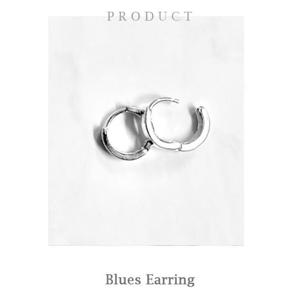 ★BTS RM 着用★ONE ENOUGH★Memory Earring Qoo10] one enough bts RM着用 Blues Earri