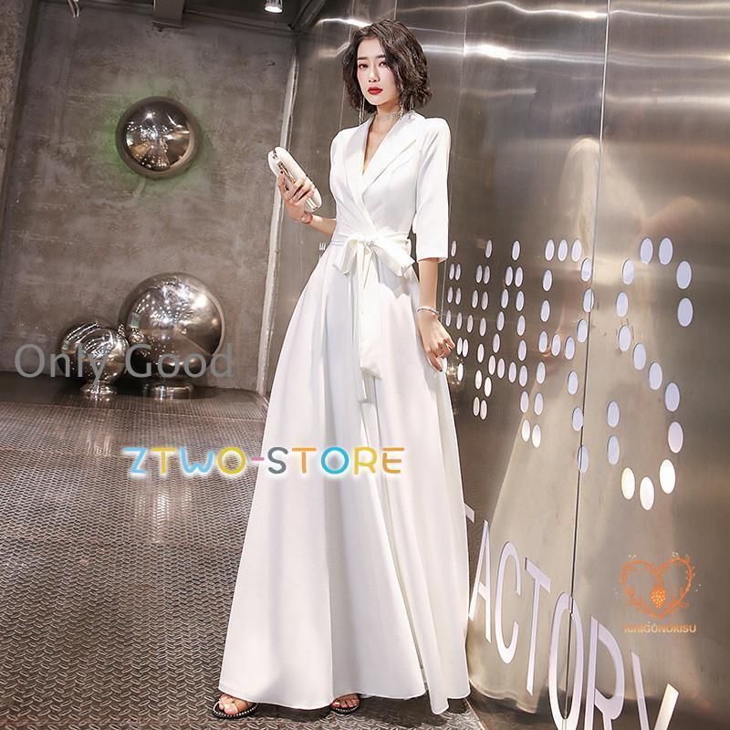 【WJ Fashion】カシュクールドレス パーティードレス 結婚式 お呼ばれドレス 20代 30代 40代 50代 黒 ロングドレス 袖あり Aライン 大きいサイズ 3L 上品 お呼ばれ 【WJ Fashion】カシュクールドレス パーティードレス 結婚式 お呼ばれドレス 20代 30代 40代 50代 黒 ロングドレス 袖あり Aライン 大きいサイズ 3L 上品 お呼ばれ