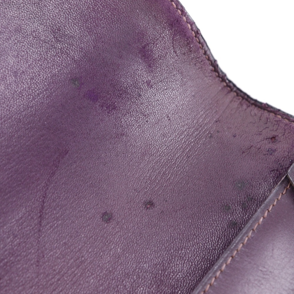 ファコ ヴィンテージ クラッチバッグ ボックスカーフ ボルドー I レディース 中古品 ファコ ヴィンテージ クラッチバッグ ボックスカーフ ボルドー I レディース 中古品