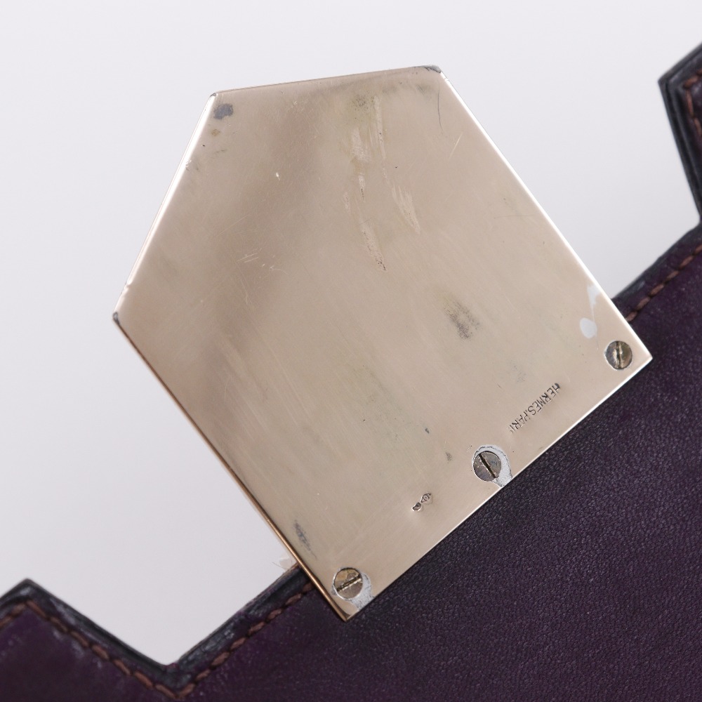 ファコ ヴィンテージ クラッチバッグ ボックスカーフ ボルドー I レディース 中古品 ファコ ヴィンテージ クラッチバッグ ボックスカーフ ボルドー I レディース 中古品