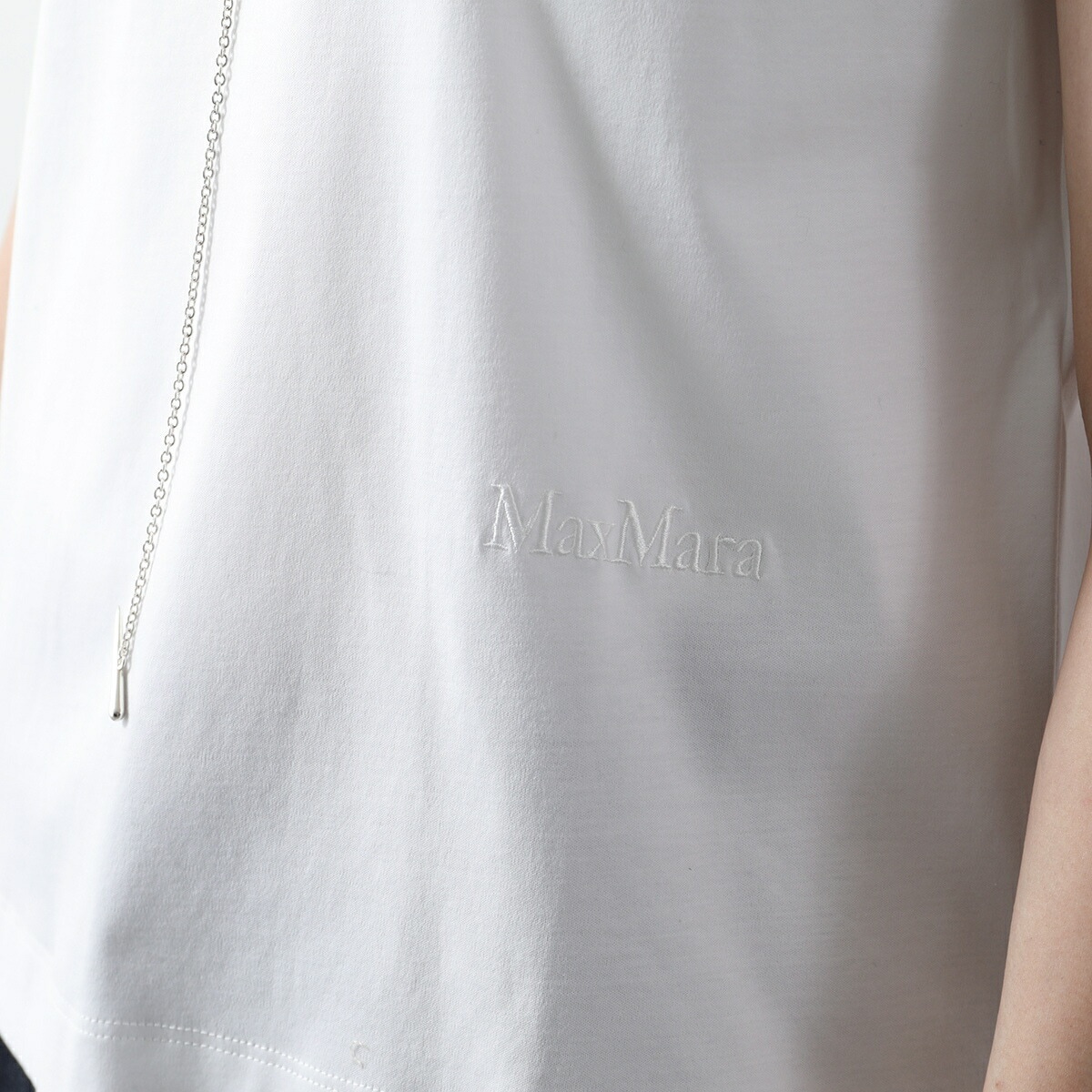 MAX MARA マックスマーラ Tシャツ NERINA ネリナ レディース 半袖 カットソー コットン クルーネック ロゴ 刺繍 カラー2色