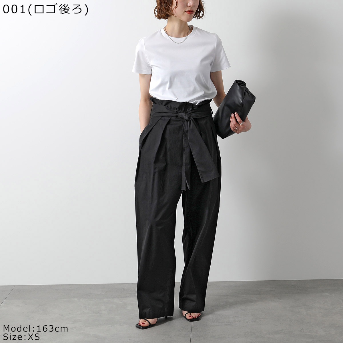 MAX MARA マックスマーラ Tシャツ NERINA ネリナ レディース 半袖 カットソー コットン クルーネック ロゴ 刺繍 カラー2色