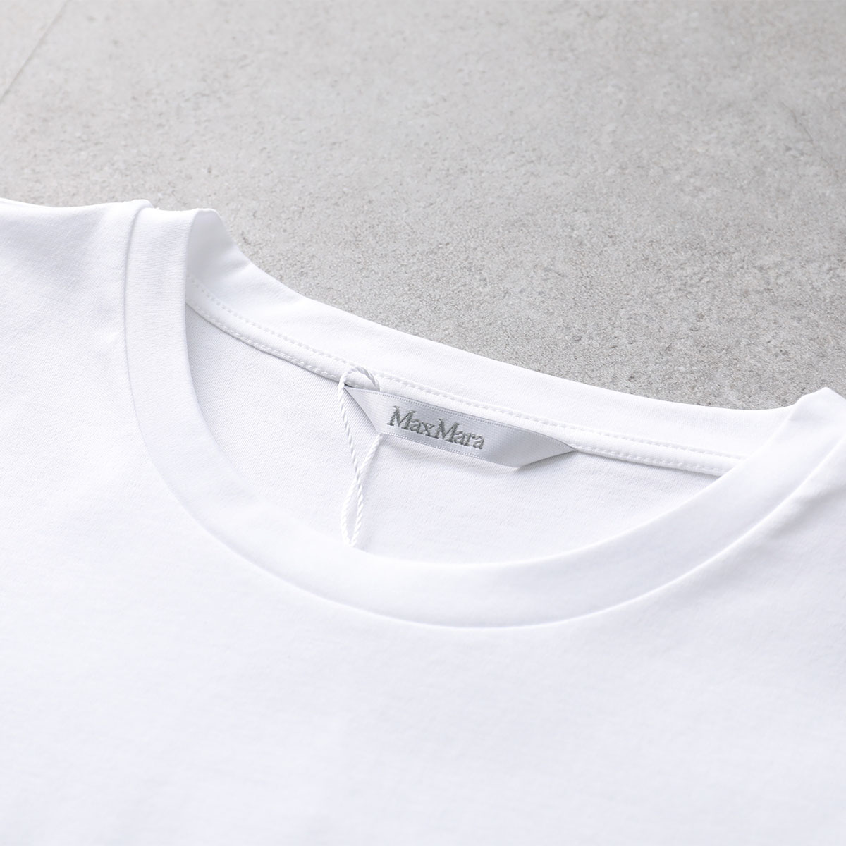 MAX MARA マックスマーラ Tシャツ NERINA ネリナ レディース 半袖 カットソー コットン クルーネック ロゴ 刺繍 カラー2色