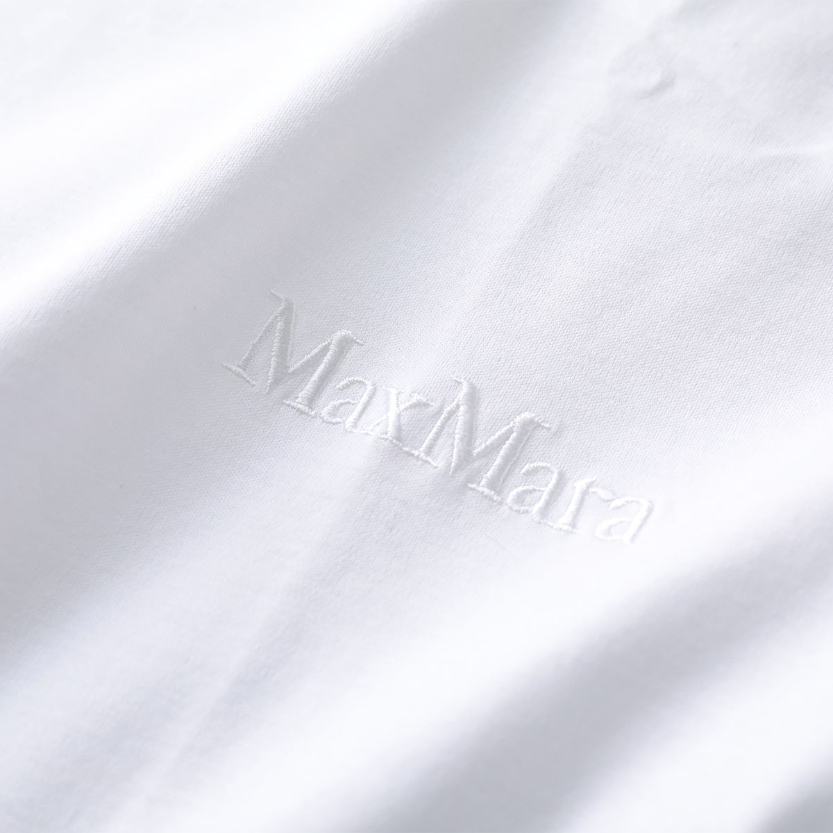 MAX MARA マックスマーラ Tシャツ NERINA ネリナ レディース 半袖 カットソー コットン クルーネック ロゴ 刺繍 カラー2色