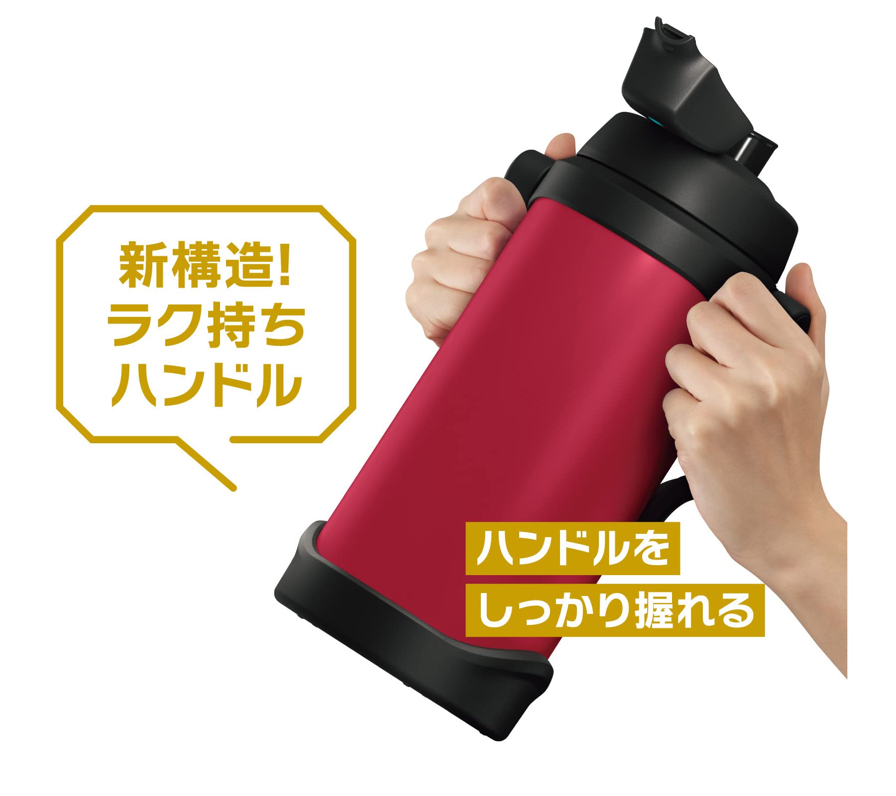 サーモス 水筒 真空断熱スポーツジャグ 3L レッド FJQ-3000 R