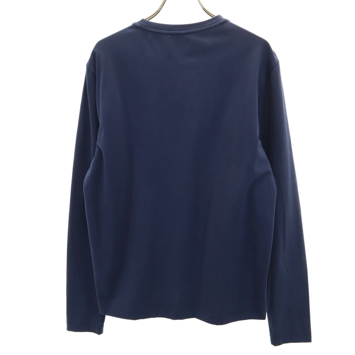 長袖 Tシャツ M ブルー ストレッチ メンズ 古着 長袖 Tシャツ M ブルー ストレッチ メンズ 古着