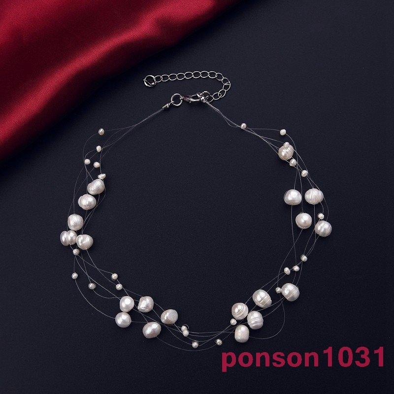 ロングネックレスレディースアクセサリーウェディングパーティー結婚式二次会謝恩会卒業式入学式お呼ばれ真珠他と被らない/[]