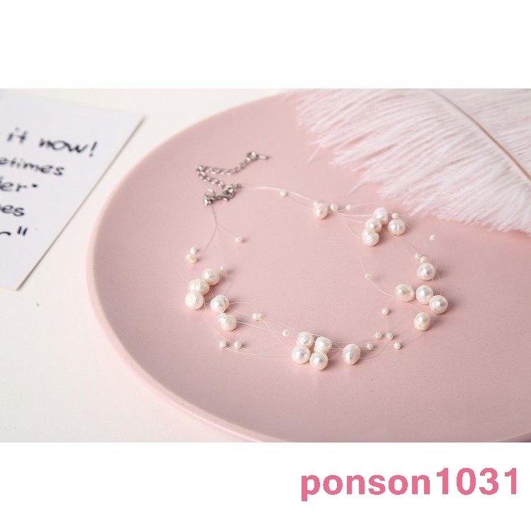 ロングネックレスレディースアクセサリーウェディングパーティー結婚式二次会謝恩会卒業式入学式お呼ばれ真珠他と被らない/[]