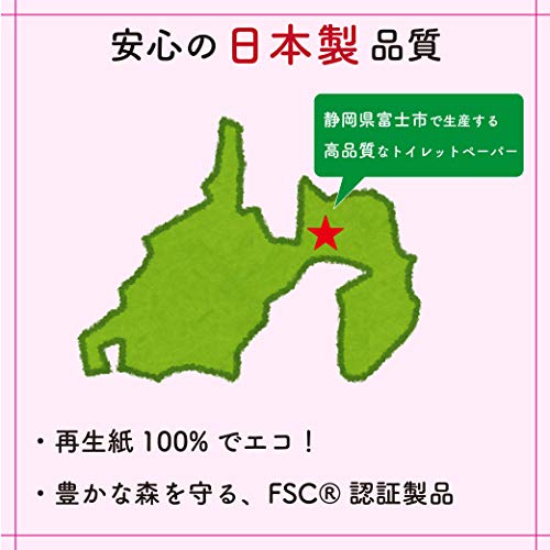 【ケース販売】丸富製紙 ペンギン トイレットロール 個包装 32.5m 1Rダブル 60 個入り