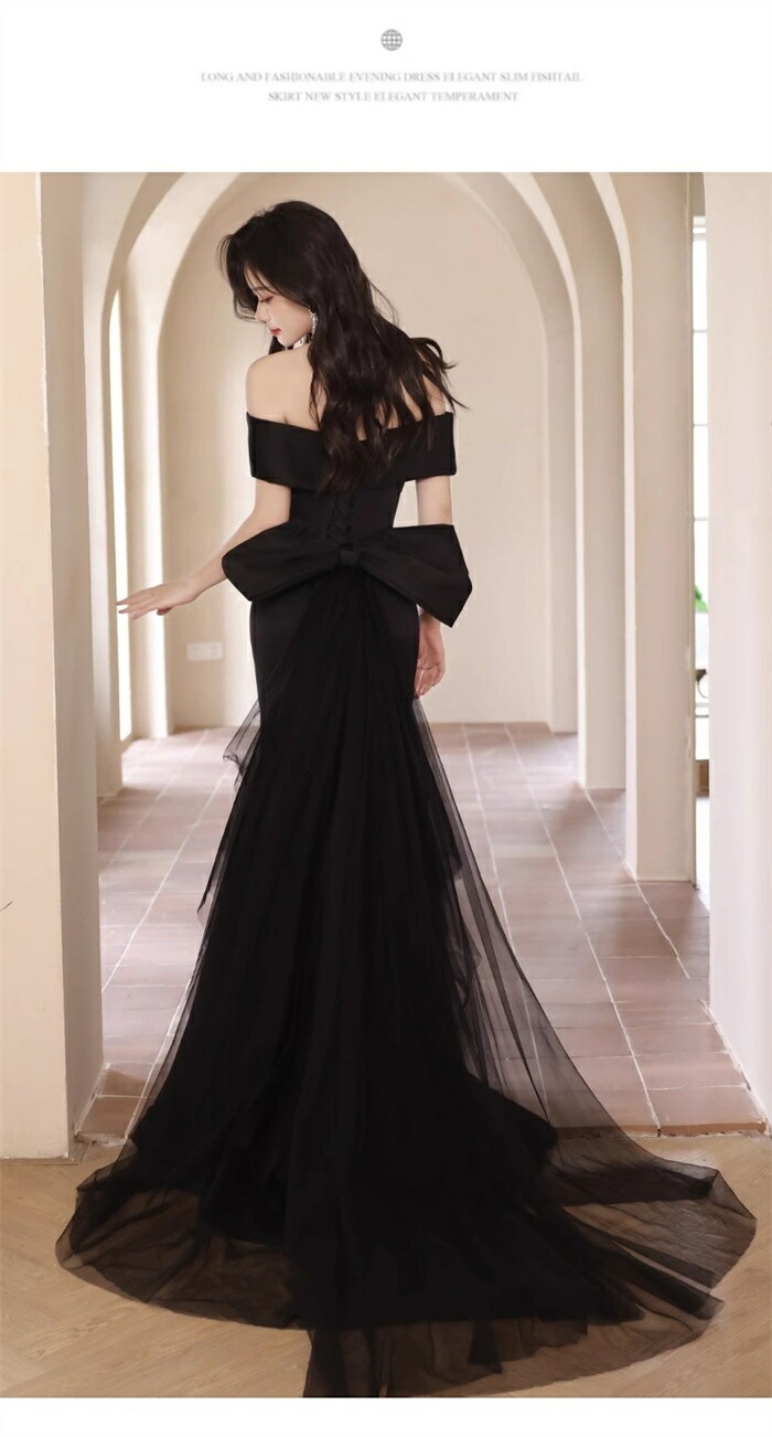 パーティードレス マーメイドライン 結婚式 ウェディングドレス ロングドレス カラードレス オフショルダー 黒 高級感 演奏会 姫系風 前撮り ウェディング撮影 きれいめ 二次会 披露宴 発表会 舞台 パーティードレス マーメイドライン 結婚式 ウェディングドレス ロングドレス カラードレス オフショルダー 黒 高級感 演奏会 姫系風 前撮り ウェディング撮影 きれいめ 二次会 披露宴 発表会 舞台