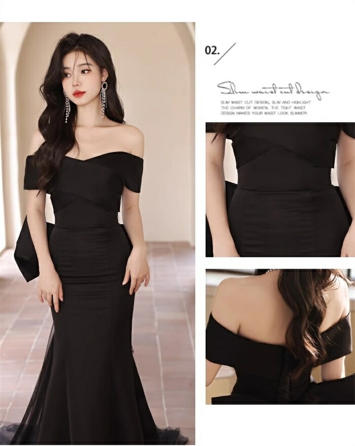 パーティードレス マーメイドライン 結婚式 ウェディングドレス ロングドレス カラードレス オフショルダー 黒 高級感 演奏会 姫系風 前撮り ウェディング撮影 きれいめ 二次会 披露宴 発表会 舞台 パーティードレス マーメイドライン 結婚式 ウェディングドレス ロングドレス カラードレス オフショルダー 黒 高級感 演奏会 姫系風 前撮り ウェディング撮影 きれいめ 二次会 披露宴 発表会 舞台