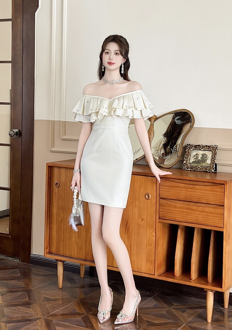 JY.上品 2024夏新品 フリル 2WAY ショートワンピース オフショルダー 誕生日 ドレス パーティー キャバ 大人 同窓会 披露宴 卒業式 結婚式 演奏会 ウェディング 二次会 メガ割 JY.上品 2024夏新品 フリル 2WAY ショートワンピース オフショルダー 誕生日 ドレス パーティー キャバ 大人 同窓会 披露宴 卒業式 結婚式 演奏会 ウェディング 二次会 メガ割