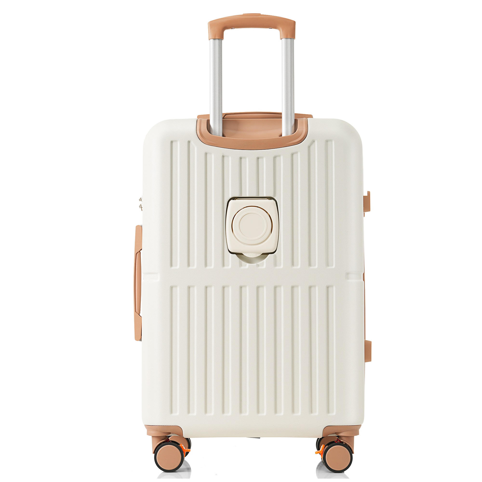 【国内即発送】スーツケース Lサイズ USBポート付き キャリーケース ストッパー付き カップホルダー付きフック式底足 7日~14日 大容量 超軽量 軽い おしゃれ116